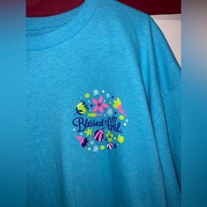 Blue Christian shirt